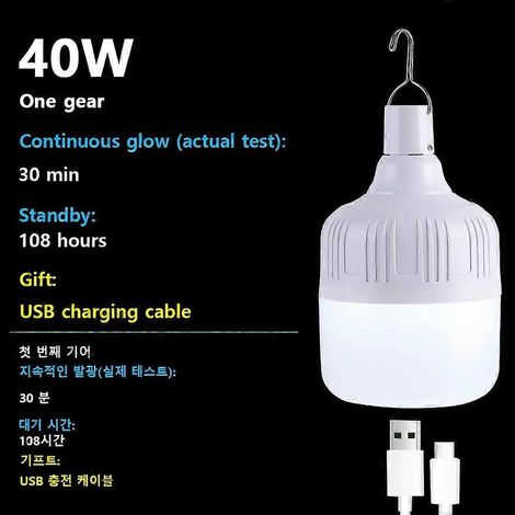 Lampe torche LED rechargeable portable pour éclairage extérieur (jardin, pêche, camping), lampe torche LED haute puissance (1/5)