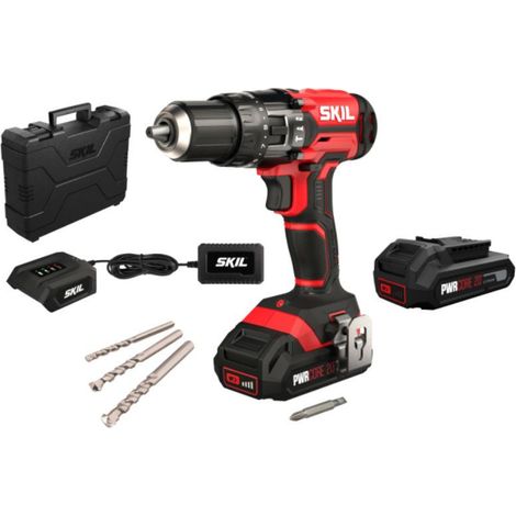 Trapano a percussione 20V (2X2.0 Ah) + valigetta - SKIL CD1E3018HF