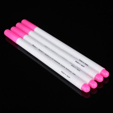 4 Marqueurs de Couture Solubles à l'Eau pour Broderie, Stylos Effaçables pour Tissu et Point de Croix (1/5)