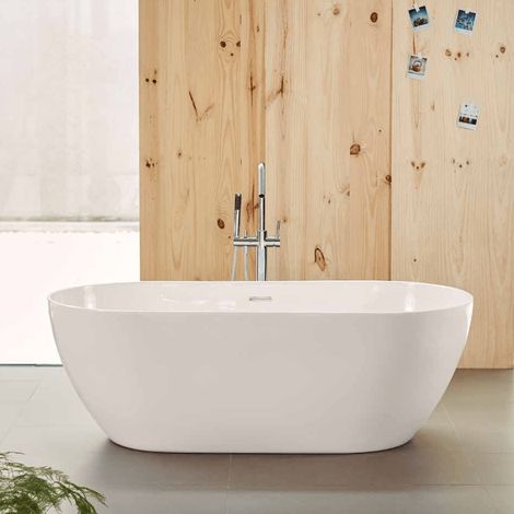 Bañera exenta TRENTO SANYCCES 150 cm Blanco