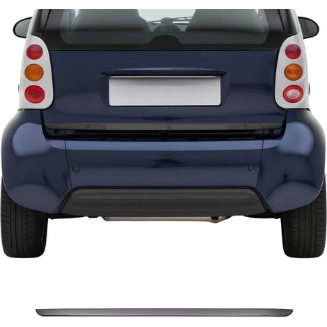 Garniture de Hayon Coffre pour Smart ForTwo 2007-2014 acier inox foncé (1/5)
