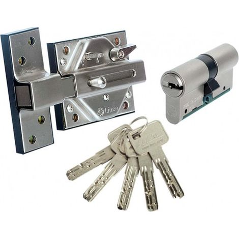 Cerrojo Sobreponer 35X30Mm Alta Seg. Lince Ac Cr/Mt 7930Rcm+C6535