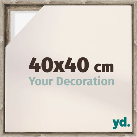 Your Decoration - Cadre flottant  - Chene Sonoma - Cadre en caisse américaine pour toile sur chassis - MDF - Lyon (1/5)
