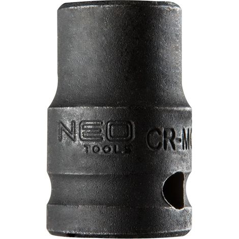 Dado de impacto de 1/2" de 13 x 38 mm, Cr-Mo (1/4)