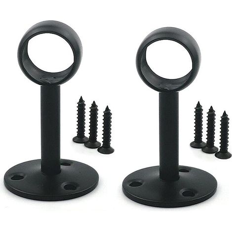 Le diamètre de 32 mm / 1-1/4 Pouces Rideau de Douche Tringle de Cadre Bride de Tuyau, Douille, Support de Montage au Plafond Support de raccord de Tuyau (1/5)