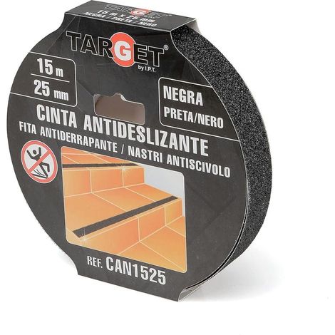 -CAHERSA- CINTA ANTIDESLIZANTE NEGRA 15X25MM TARGET (1/2)