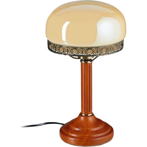 Lampe de table de style antique beige (1/5)