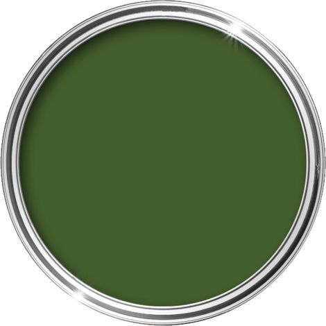 HQC Smooth Masonry Paint -  Weatherproof & Long-lasting Protection For All Exterior Walls - Racing Green - 2.5L