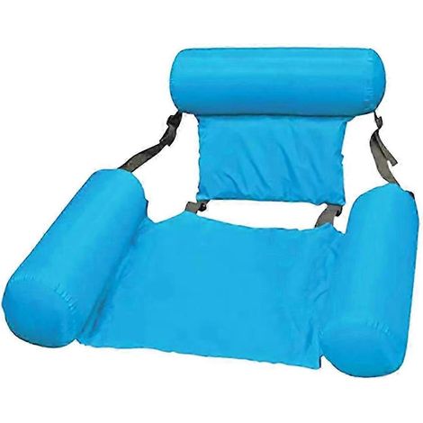 Fauteuil flottant de piscine, fauteuil gonflable avec dossier, chaise pliante, fauteuil inclinable portable, chaise flottante (1/5)