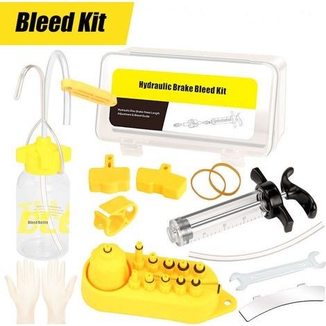 Kit de Purge de Frein de Vélo Pour Ez Shimano Tektro Magura Professionnel Hydraulique Frein à Disque Huile Outils de Purge Ensemble d'Outils Kit de Disque Hydraulique de Vélo (1/4)