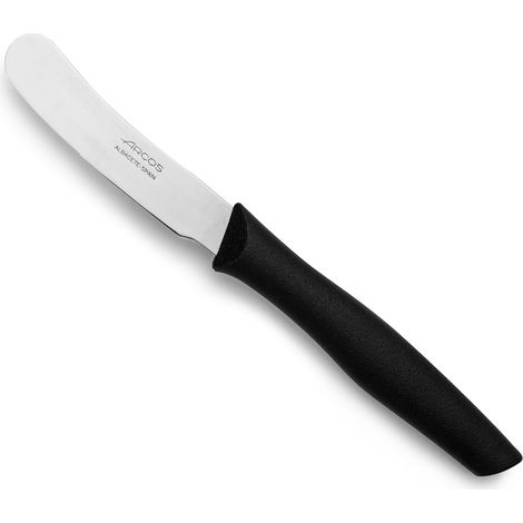 COLTELLO MANTEQUILLA NOVA - Coltello piccolo, con lama seghettata e punta arrotondata, speciale per spalmare il burro e tutti i tipi di creme, paté, formaggi, marmellate, ecc. (1/5)
