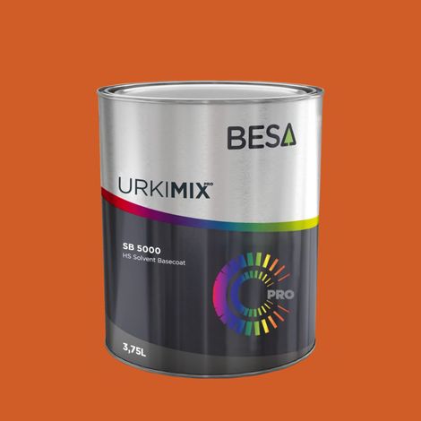 Pot de peinture Polyuréthane / bi composant Orange De Sécurité RAL 2010  Satin - 150 gr