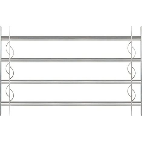 GAH-Alberts 563660 Inferriata per finestre Secorino Style estendibile per finestre esterne griglia antieffrazione zincata blu 600 x 1000-1500 mm (1/5)