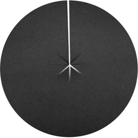 Wurzelschutzscheibe Unkrautschutzring Filzmatte für Pflanzen und Töpfe Ø 30 cm 12 Stück Schwarz (1/5)