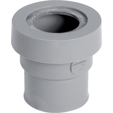 Nicoll – Manchette à joint mâle-femelle Ø38x40 – Raccord évacuation système J – PVC lisse pour sorties sanitaires – Classement au feu NF-M1