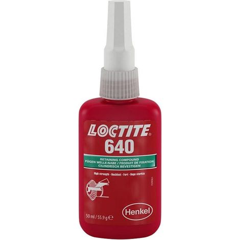 LOCTITE 640 50mL produit de fixation méthacrylate vert résistance haute - Loctite