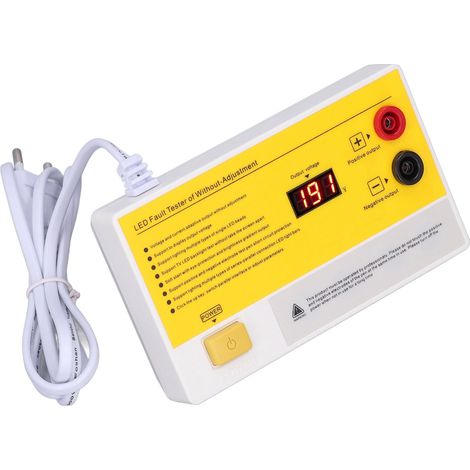 Testeur de LED 220V européen (version numérique) pour rétroéclairage TV, outil polyvalent de vérification de pastilles LED et mesure de bandes lumineuses (1/5)