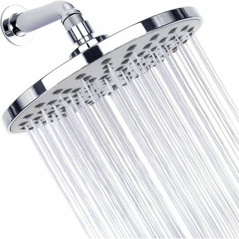 Pommeau de douche rond Pommeau de douche à effet pluie en acier inoxydable à haute pression (1/5)