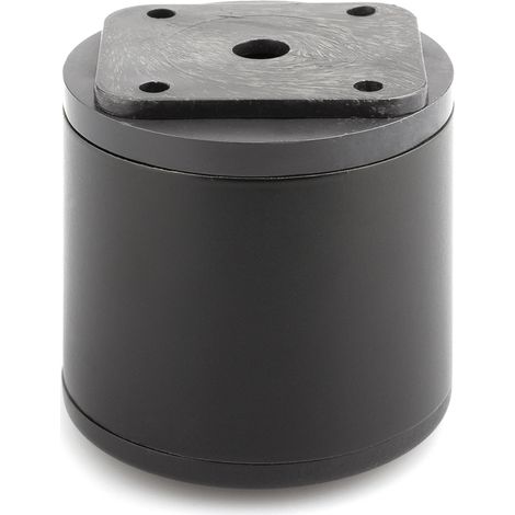 FA011 60 mm verstellbarer Möbelfuß, Mattschwarz SANS MARQUE