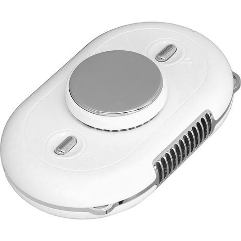 USB-wiederaufladbarer tragbarer Nackenventilator, Mini-Nackenventilator mit verstellbarem Gurt und Befestigungsband für den Innen- und Außenbereich (weiß) (1/5)