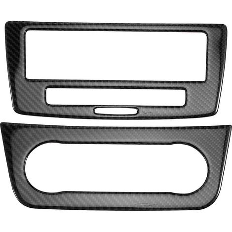 Auto-Innenraum-Zentralkonsole, Klimaanlage, Multimedia-Einstellung, Panel-Abdeckung, Verkleidung für Benz GLE W166 2015–2018, Schwarz (1/5)