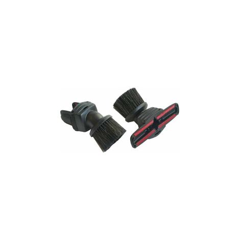 Europart Combinación Universal De Tela Y Cepillo Redondo 32mm Negro