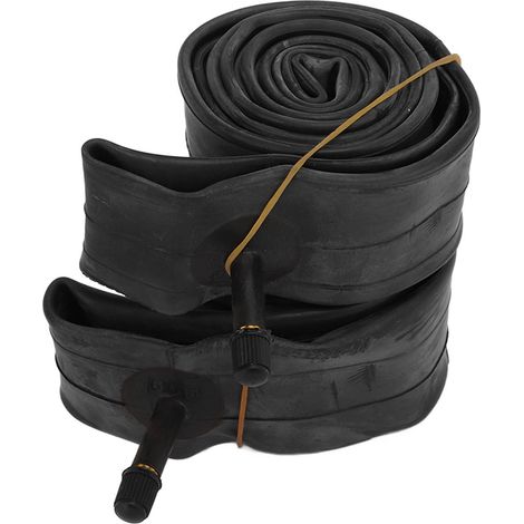 Lot de 2 chambres à air en caoutchouc butyle pour vélo, excellente étanchéité, pour jantes de vélo, 22 x 1,75/2,125 pouces (1/5)