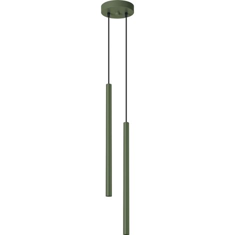 Lampada a sospensione Pastelo verde oliva 15x104x15cm Sollux (1/5)