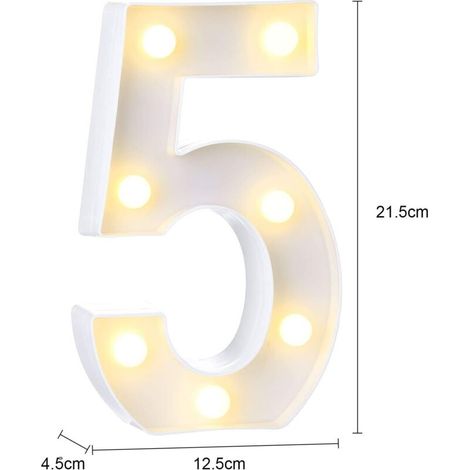 Lettres Lumineuses Alphabet Lumineux Lampe LED Lettre Lumières Lettre à Pôles pour Réceptions Partie Mariage Maison Bar Décoration (5)