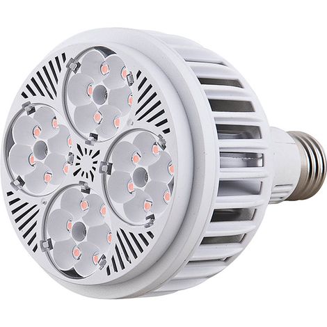 Lampe de culture à vis E27 LED, lumière de jardinage à spectre complet pour plantes d'intérieur, 3W, lumière de jardinage à LED avec lentille optique pour plantes d'intérieur, fleurs, jardin, serre