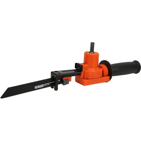 Aufsatzadapter für Säbelsägen: Verwandelt Bohrmaschine in Säge zum Schneiden von Holz, Metall und PVC (1/5)