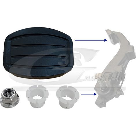 3RG 24261 KIT REPARACIÃƒâ€œN PEDAL EMBRAGUE (4PCS)