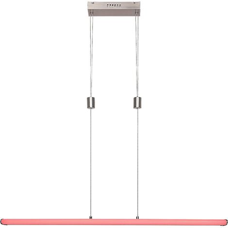 Suspension LED RGB variateur 24W chrome Rabalux Temperius (1/5)