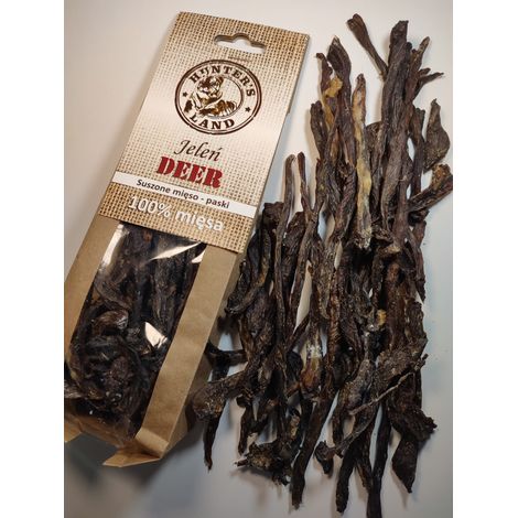 Viande séchée Hunter's Land 100 % cerf en lanières 80 g