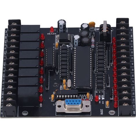 Carte automate programmable 20MR module contrôleur microcontrôleur 12 entrées relais 5A 8000 pas 24V DC (1/5)