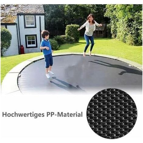 Tapis de saut rechange pour trampoline Ø 305 cm avec œillets 60/64, extracteur ressort et boucles fixation cousues à 8 plis, compatible ressorts 14 - 305cm 60 Rings For 14cm Spring (1/5)