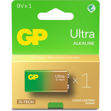 GP Batterie Ultra Alcaline GP1604AU Batteria alcalina da 9V monouso de