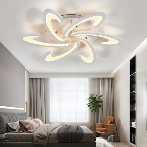 White 73cm Special Design LED Ceiling Light, Dimmable Light (1/5)