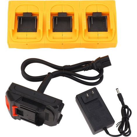 Convertisseur de batterie, 6 Interfaces, adaptateur d'outil électrique pour tronçonneuse 21V Li, lave-auto, ventilateur, tondeuse, ciseaux électriques, prise US (1/5)