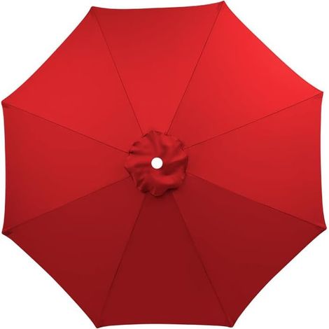 Sun Umbrella Replacement Umbrella Fabric Umbrella Covers Sun Umbrellas Outdoor Beach Umbrella for Sand Table Swing Canopy Replacement Square Heavy Foot Polyester Red (1/5)