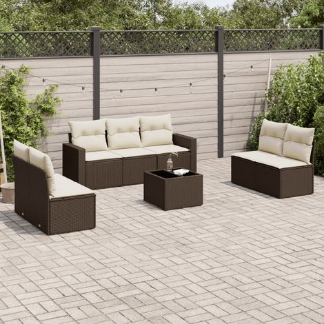 VidaXL - Salon de jardin 2 places avec coussins Bois traité vert Terrasse (1/3)