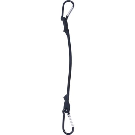 JSSEVN Gummiseile mit Karabinern, 10 Stück robuste Gummiseile, 30 cm lange Gummiseile mit Haken für Camping, Planen und Zelte (1/5)