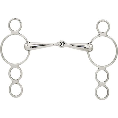 Filetto pessoa snodato in acciaio inox pieno 18 mm