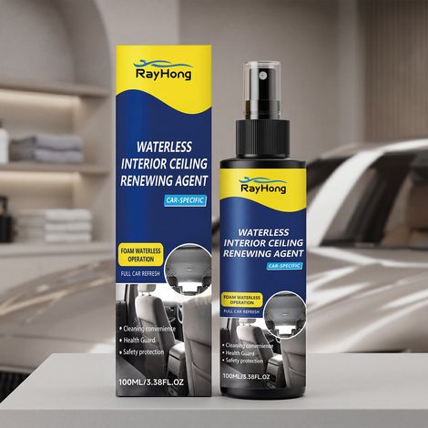 Autodachreiniger (wasserlos), Dachhimmelreiniger, Staubentferner, Fleckenentferner, Pflegemittel, Lufterfrischer – 100 ml -- BIEMMEDUE (1/5)