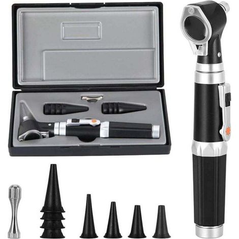Mini otoscope, magnified diagnostic otoscope with direct LED lighting, hearing health tool for doctors, nurses and children (1/4)