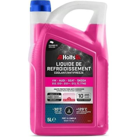Kühlmittel - HOLTS - HAFR0006B - Speziell für VW-AUDI-SEAT-SKODA G12/ G12+ / G12++ / G13 / TL 774G 5L + Ausgießer