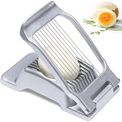 Eierschneider aus Edelstahl, professioneller Eierschneider, Eierschneider, Eierschneider, Eierschneider, Metallscheiben, Öffner für gekochte Eier, Cracker für gekochte Eier, Schneider für gekochte Eie (1/5)