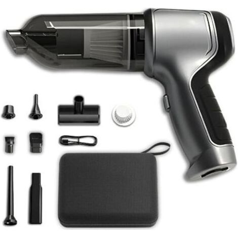 Aspirateur de voiture sans fil puissant, aspirateur de voiture portable sans fil, aspirateurs à main adaptés aux poils d'animaux (1/5)
