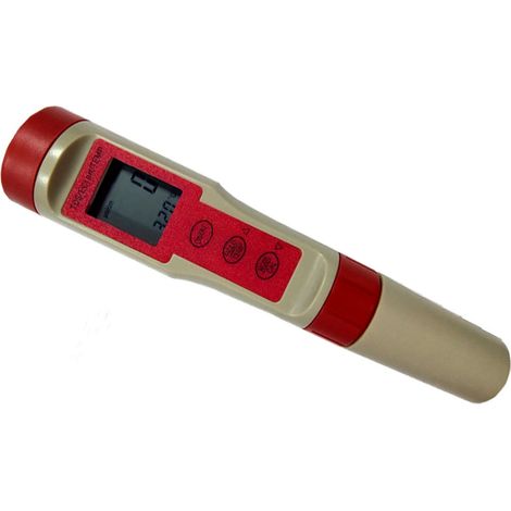 (Exclusivité Asie du Sud-Est) Testeur de qualité d'eau portable 4 en 1 pH/TDS/EC/TEMP (pile non incluse) (1/5)