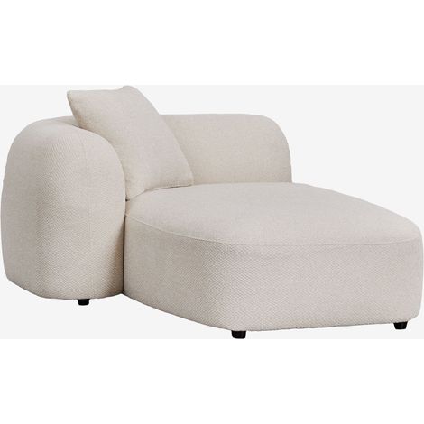 Modulo chaise longue sinistro per divano modulare in ciniglia Coco SKLUM (1/5)